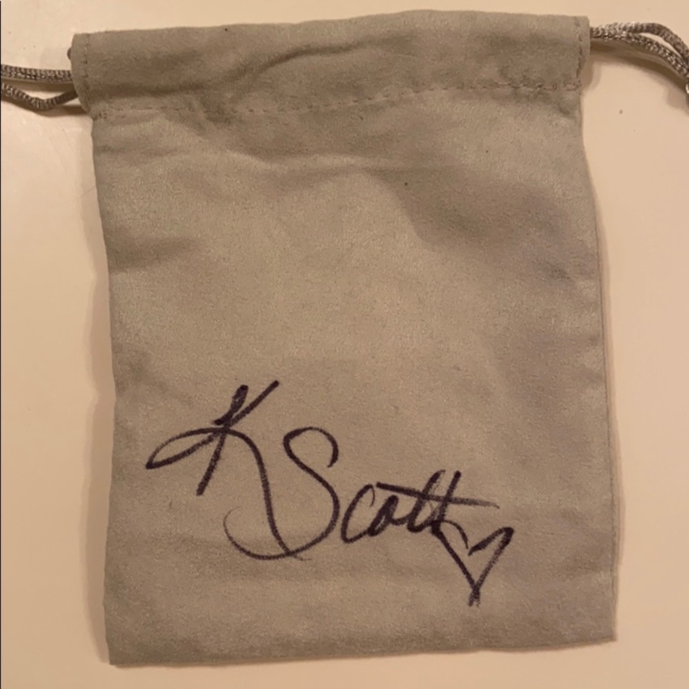 Signed Kendra Scott Jewelry Pouch